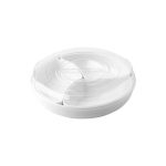 TC - ROUND BOWL WITH LID INSERTS WHITE 23.5 x 6.5 CM / 930 ML