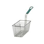 TC - FRYER BASKET ST/ST WITH GREEN HANDLE 61.5 x 14.5 x 34.5 CM