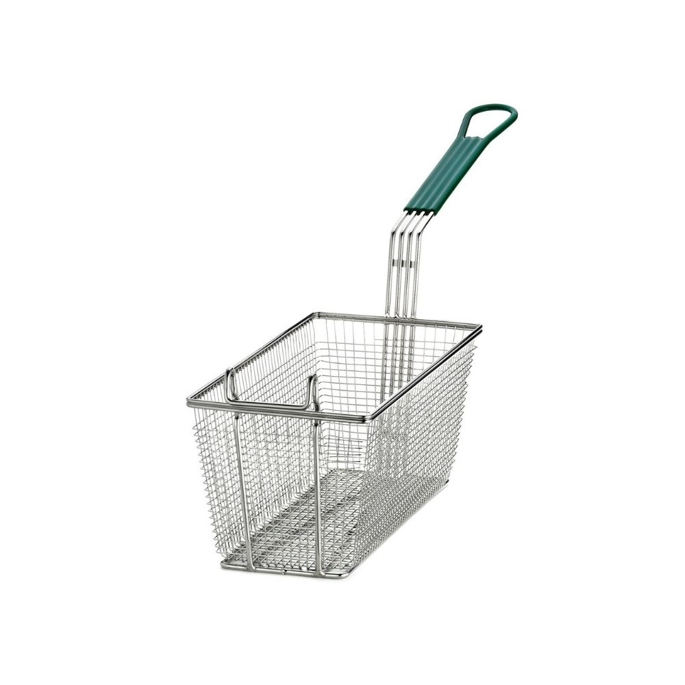 430.jpg TC - FRYER BASKET ST/ST WITH GREEN HANDLE 61.5 x 14.5 x 34.5 CM - Image 1