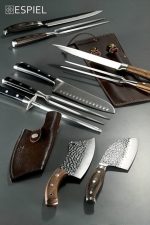 ESPIEL - WALNUT STEAK KNIFE-FORK SET 20 x 4 x 3 CM - Image 2