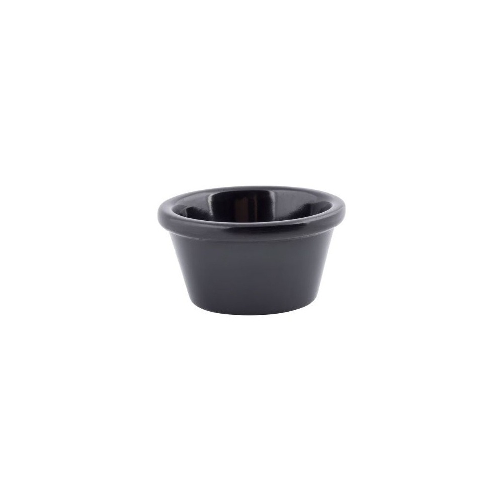 RAM15BKEU.jpg TC - PLAIN RAMEKIN BLACK 6.2 x 3.6 CM / 45 ML - Image 1