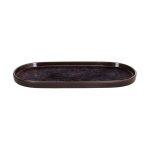 TOGNANA - CORTEN MELAMINE EDGE OVAL PLATE 29 CM