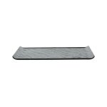 TOGNANA - VULCANIA BLACK RECTANGULAR PLATE 29.5 x 15 CM