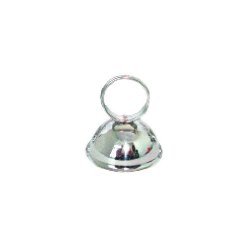 02-159.jpg NOV - CARD/NUMBER HOLDER/STAND FLAT BOTTOM ST/ST 10 CM - Image 1