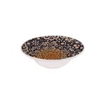BNOV - PATTERN MELAMINE PASTA BOWL ORANGE/DARK BLUE 23 CM / 600 ML