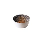 BNOV - PATTERN MELAMINE BOWL ORANGE/DARK BLUE 14.8 x 6.5 CM