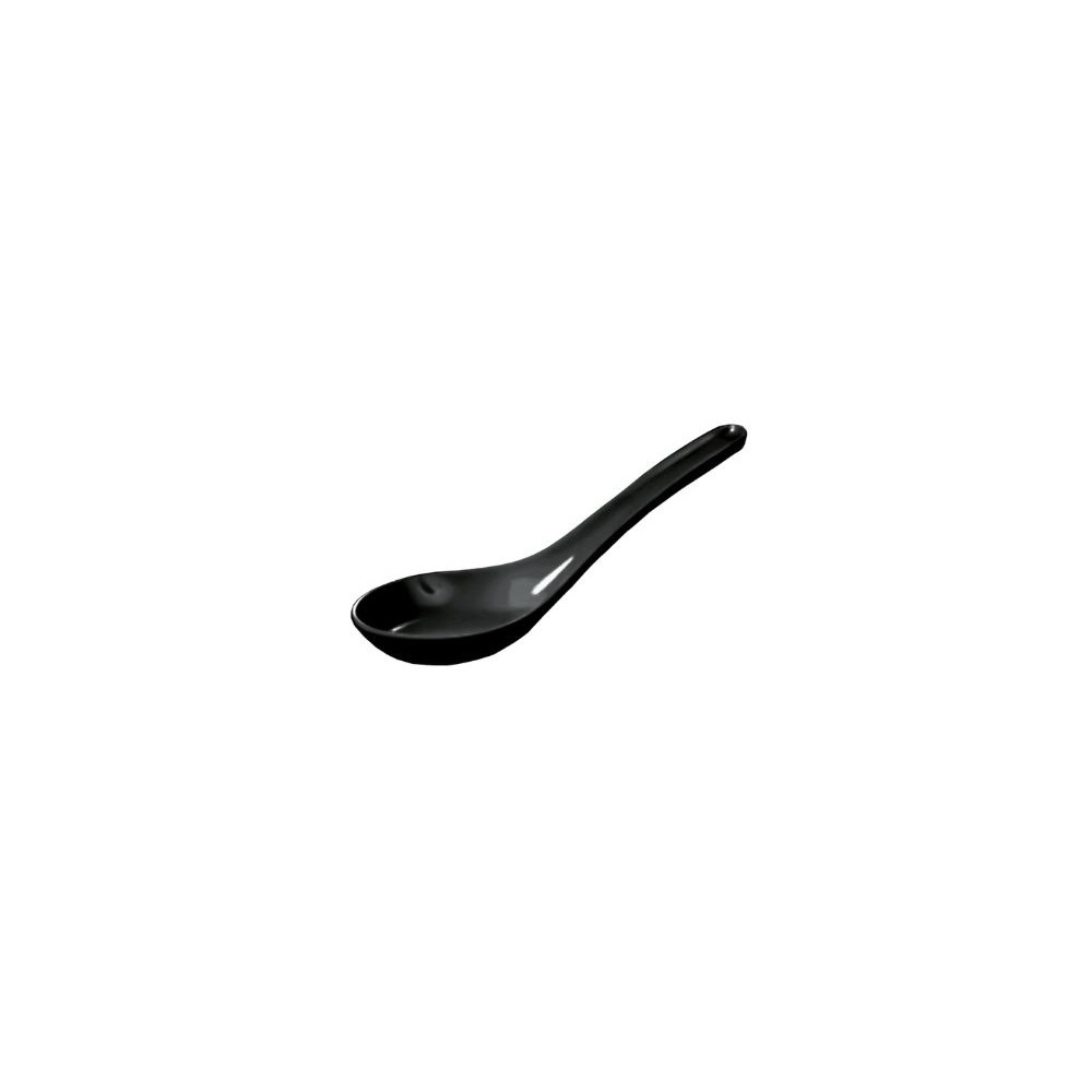 12-435.jpg BNOV - MELAMINE SERVING SPOON BLACK 13.3 x 4.2 CM - Image 1