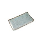 BNOV - TURQUOISE RECTANGULAR MELAMINE PLATTER 24.9 x 17.2 x 2.3 CM