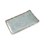 BNOV - TURQUOISE RECTANGULAR MELAMINE PLATTER 34.6 x 23.7 x 3.1 CM