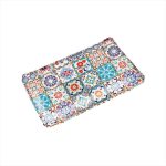 BNOV - MULTI-COLOUR SHAPES RECTANGULAR MELAMINE PLATTER  34.6 x 23.7 x 3.1 CM