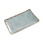 BNOV - TURQUOISE RECTANGULAR MELAMINE PLATTER 40 x 29.5 x 3 CM