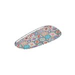 BNOV - MULTI-COLOUR SHAPES IRREGULAR MELAMINE PLATTER 27 x 15 x 2 CM