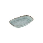 BNOV - TURQUOISE PARALLELOGRAM MELAMINE PLATTER 20 x 12.5 x 2.8 CM