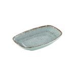 BNOV - TURQUOISE PARALLELOGRAM MELAMINE PLATTER 27 x 17 x 2.9 CM