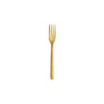 COMAS - CANADA PVD VINTAGE GOLD 18/0 4 MM CAKE FORK SET OF 12