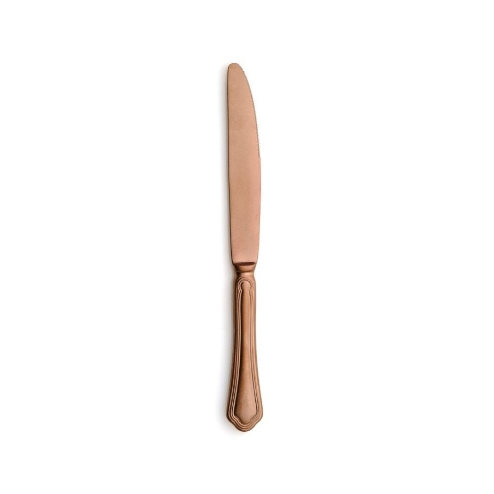 5765.jpg COMAS - SANGIOVESE VINTAGE COPPER 18/10 3.5 MM DESSERT KNIFE SET OF 12 - Image 1