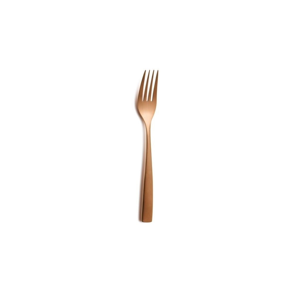 6111.jpg COMAS - BARCELONA COPPER 18/0 3.5 MM CAKE FORK SET OF 12 - Image 1