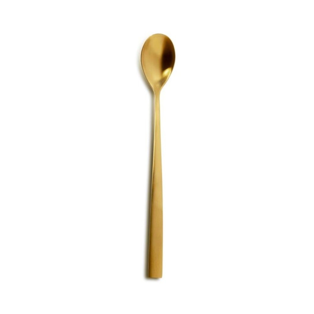 7551.jpg COMAS - BARCELONA GOLD 18/0 3.5 MM SODA SPOON SET OF 12 - Image 1