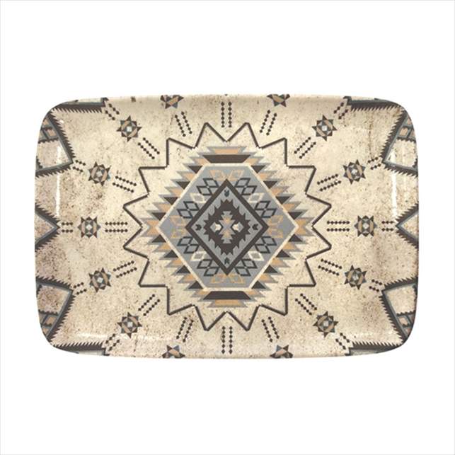 0744573.jpg ID FINE - HERITAGE PORCELAIN RECTANGULAR PLATE 37 x 22 CM - Image 1