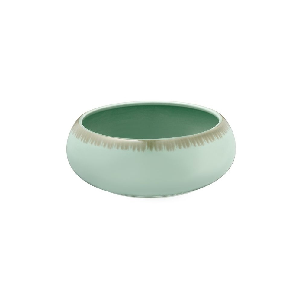 0752128.jpg DOT - PISTACHIO GREEN PRESENTATION BOWL 20.5 CM - Image 1
