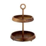 XM - ACACIA 2 TIER STAND 30.5 x 44 CM