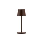 UTOPIA - BERMUDA MICRO LED CORDLESS LAMP CORTEN 21 CM