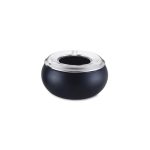 KAN - BARREL WINDPROOF ASHTRAY BLACK 10 x 6.5 CM
