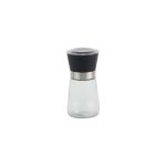 KAN - GLASS SALT/PEPPER MILL NIGRUM 13.5 CM