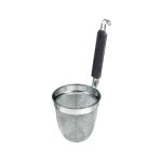 NH - NOODLE WIRE BASKET WITH WOODEN HANDLE