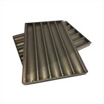 GTSA - BAGUETTE BAKING TRAY PERF. ALUMINIUM NON-STICK 60 x 40 x 3 CM - Image 2