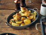 GTSA - OVAL PLATTER VINTAGE MATT SILVER WITH BRONZE HANDLES 37.5 x 26.5 x 4 CM - Image 2