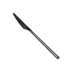 PREGO - VILIO PVD BLACK 18/10 4 MM TABLE KNIFE SET OF 12