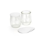 100 CHEF - THERMO-SEALABLE WHITE COVER XS FOR YOGURT POT 120 - 150 ML / PACK OF 750 PCS