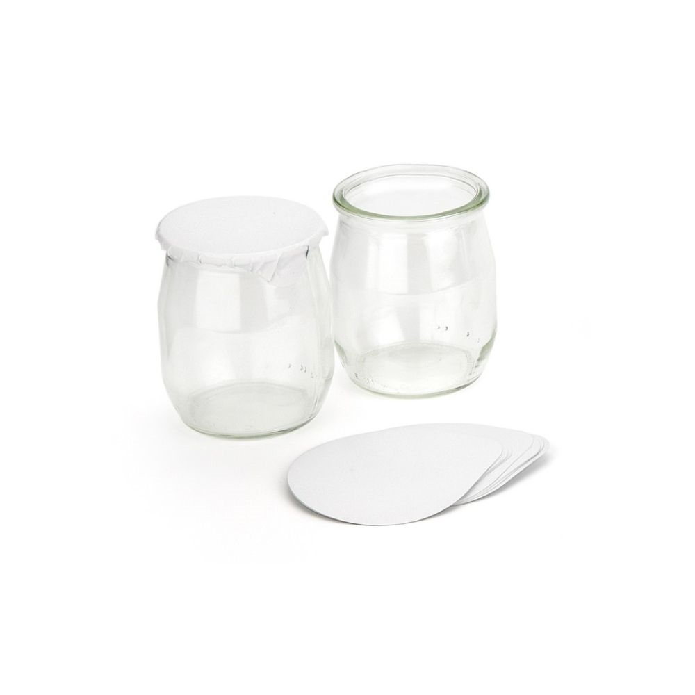 100-0007.jpg 100 CHEF - THERMO-SEALABLE WHITE COVER XS FOR YOGURT POT 120 - 150 ML / PACK OF 750 PCS - Image 1