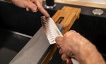 COMAS - BAMBOO CASE FOR SHARPENING STONE 43 x 10 x 9 CM - Image 3