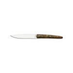 UTSET - GREEN STABILIZED WOOD STEAK KNIFE 22.5 CM
