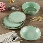 DOT - PISTACHIO GREEN SALAD BOWL 23 CM - Image 2