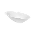 XM - ELIPS SALAD PLATE WHITE MELAMINE 38 x 30.5 CM No.9134