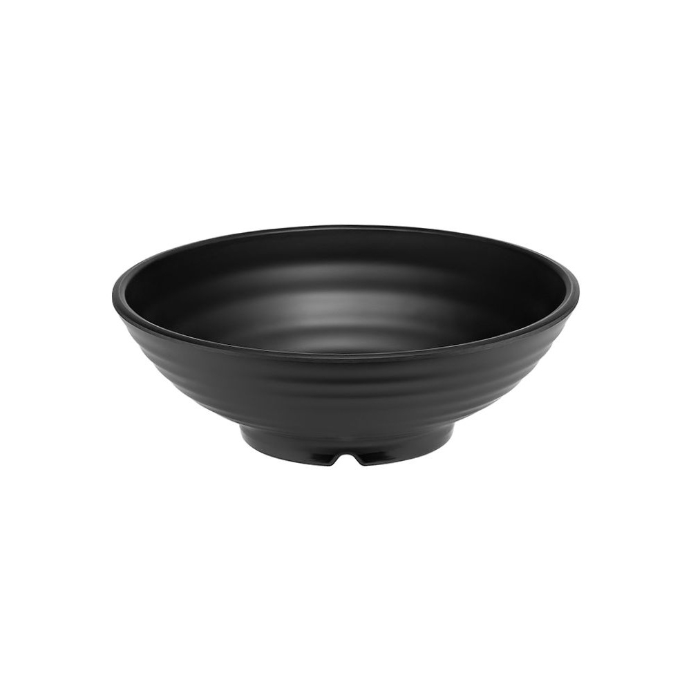 XM Casa Xm – Galaxy Salad Bowl Melamine Matte Black 24 X 6.5 Cm No.9137