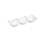 XM - TRIPLE RAMEKIN MELAMINE WHITE 24 x 8.5 CM No.9152