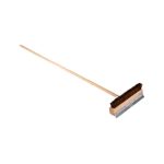 NOV - OVEN BRUSH/SCRAPPER WITH WOODEN HANDLE 24 x 98 CM