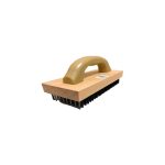 NOV - OVEN HAND BRUSH/SCRAPPER WOODEN 19.7 x 6.8 CM