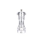 CV - TRANSPARENT ACRYLIC SALT/PEPPER MILL WITH CERAMIC MECHANISM 6 x 16.1 CM