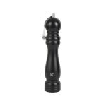 CV - BLACK WOODEN SALT/PEPPER MILL WITH CERAMIC MECHANISM 6 x 25.4 CM