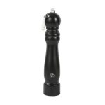 CV - BLACK WOODEN SALT/PEPPER MILL WITH CERAMIC MECHANISM 6 x 30.5 CM