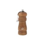 CV - BROWN WOODEN SALT/PEPPER MILL WITH CERAMIC MECHANISM 5.5 x 15.2 CM
