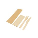 NOV - BAMBOO FORK/KNIFE SET / PACK OF 100