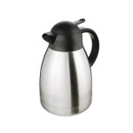 BOJ - DOUBLE WALL THERMOS ST/ST WITH BLACK TOP 1 L