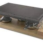 ILSA - GRILLING STONE 23 x 37 CM WITH 18/10 ST/ST SUPPORT AND LIGHT W/TRAY 24 x 45 CM
