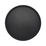 NOV - BLACK ANTI-SLIP ROUND TRAY 40 CM